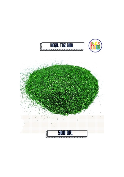 Toz Sim Yeşil Renk 500 Gr