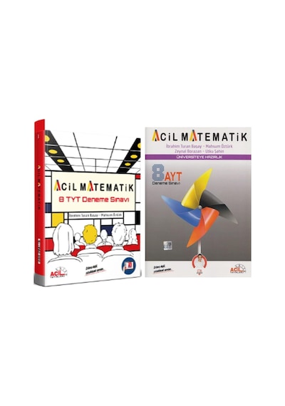Acil Yayınları Tyt 8 Li Rejenerasyon Ve Ayt 8 Li Deneme Seti 2 Kitap