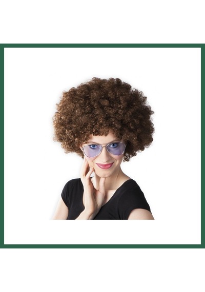 Bezos Kahve Renk Kıvırcık Afro Bonus Peruk Bzs01 09249980
