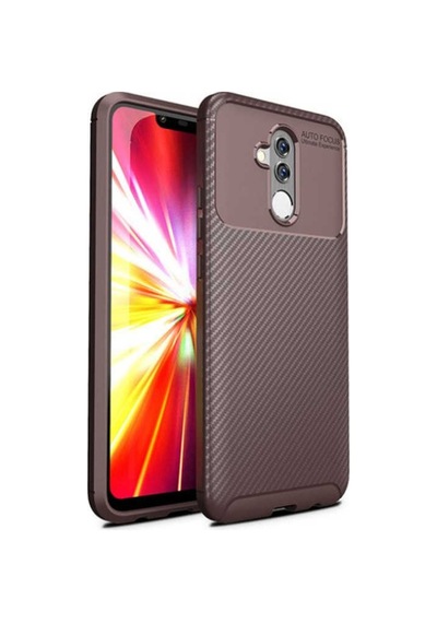 Huawei Mate 20 Lite Kilif Karbon Silikon Case 389460319