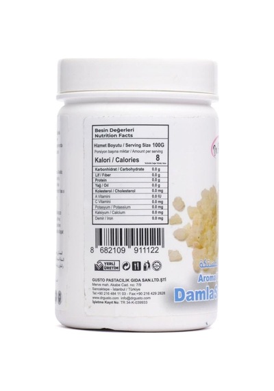 Toz Damla Sakızı 75 Gr Aromatik Doğal Lezzet Verici
