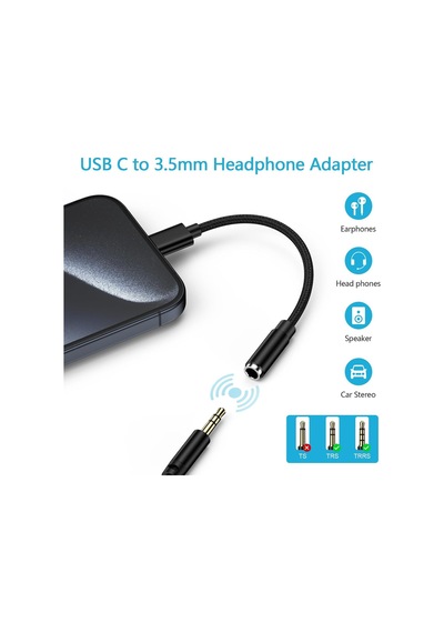 1 Paket Usb C - Kulaklık Adaptörü