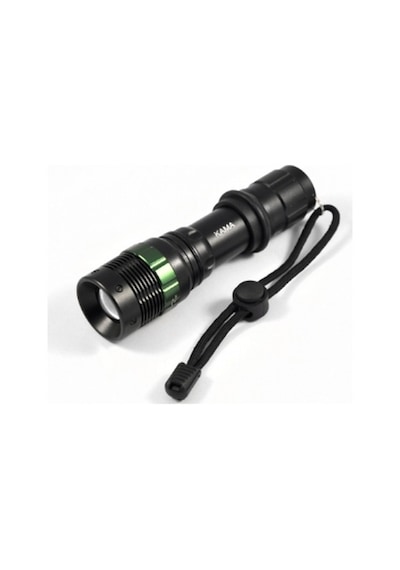 Star Km-815 500 Lümen Şarjlı Led Zoomlu Metal Polis El Fen...