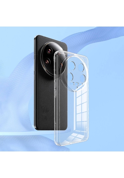 Xiaomi Mi 14 Ultra Kılıf Zore Süper Silikon Kapak Renksiz