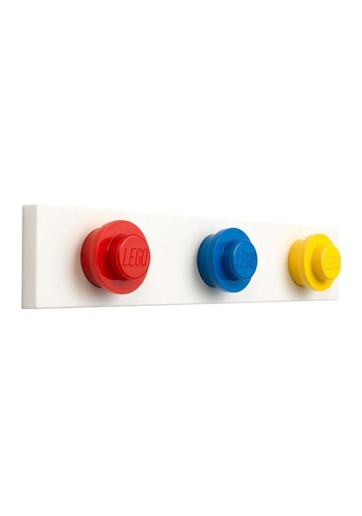 Lego Gear 5006230 Wall Hanger Rack Red Blue Yellow