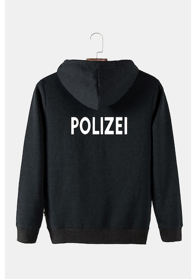 Unisex Antrasit Kapüşonlu Arkası Polizei Baskılı Slim Fit Kanguru Cepli Sweatshirt Antrasit Unisex Antrasit Kapüşonlu Arkası Polizei Baskılı Slim Fit Kanguru Cepli Sweatshirt Antrasit