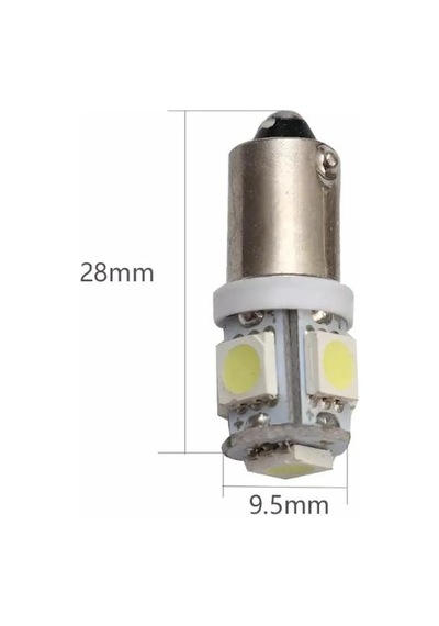 Ba9S H5W 57 5 Ledli Tavan Park Torpido Ampulü 6 Adet