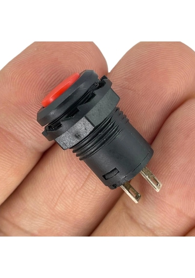 Ic-185d Buton Yuvarlak Plastik Kalıcı 12mm 2p