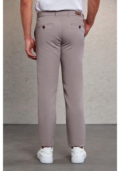 Hatemoğlu A. Gri.d Slim Fit Desenli Yandan Cep Kanvas Pantolon Açık Gri Hatemoğlu A. Gri.d Slim Fit Desenli Yandan Cep Kanvas Pantolon Açık Gri