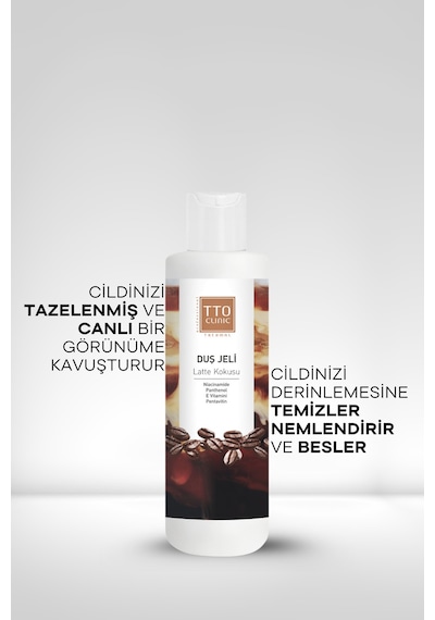 Tto Clinic Büyüleyici Latte Kokulu Duş Jeli Panthenol Ile Cildinizi Nemlendirip Onarın