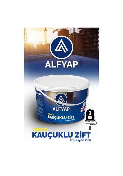 Alfyap Kauçuklu Zift İzolasyon Zifti 3 Kg