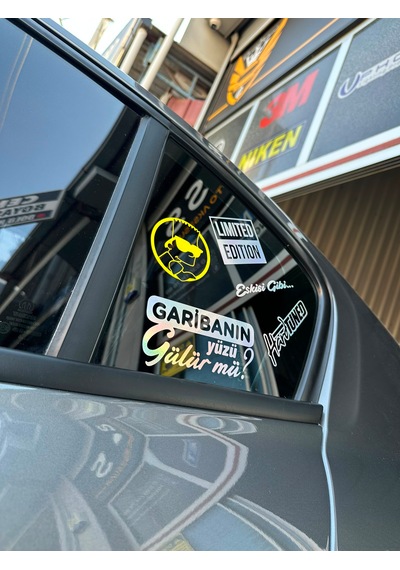 5 Li Oto Sticker Seti Limited 0