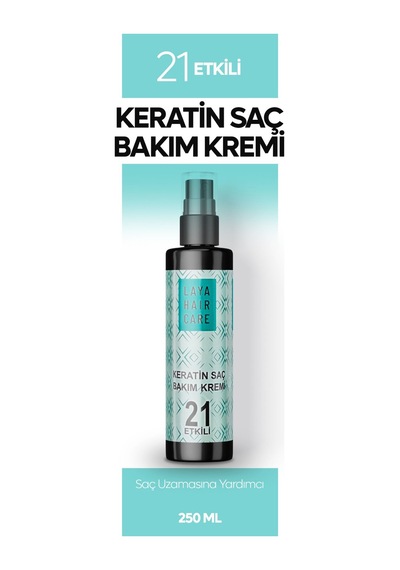 Laya Hair Care Keratin İçerikli Durulanmayan Saç Bakım Kremi 250 ML