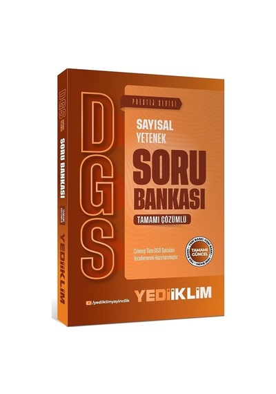 Yediiklim 2027 Dgs Prestij Sayısal Yetenek Soru Bankası Çözümlü