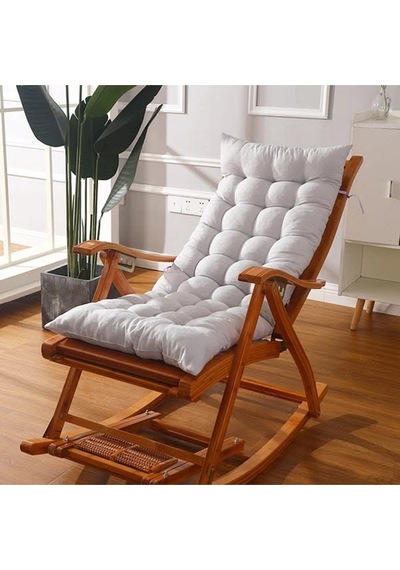 50x120 Cm Pofuduk Sandalye Minderi Sadece Minder Gri
