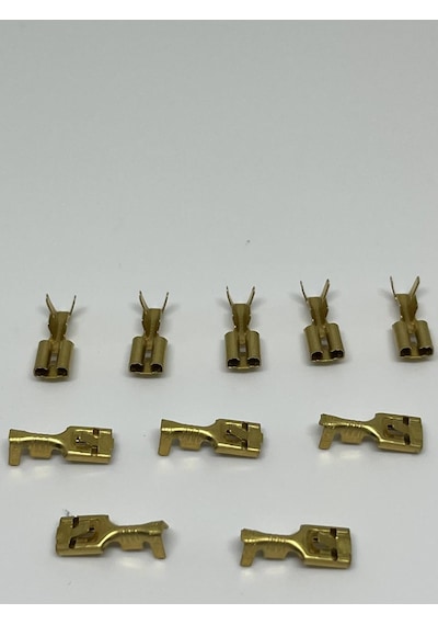 10 Adet 4,8 Mm Dişi Fiş Tırnaklı Terminal Kablo Ucu Sf2d