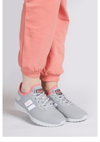 Jump 24853 Gri-somon Pembe Comfort Casual Anatomik Spor Ayakkabı 001
