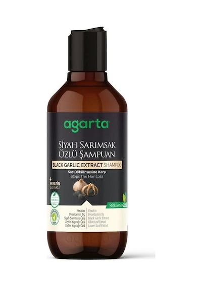 Agarta Siyah Sarımsak Özlü Şampuan 400 ML