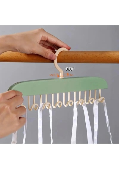 Kancalı Ve Yapışkanlı Dolap Askısı Özel Seri 1 Adet Plastik Çok Renkli Cn Diğer