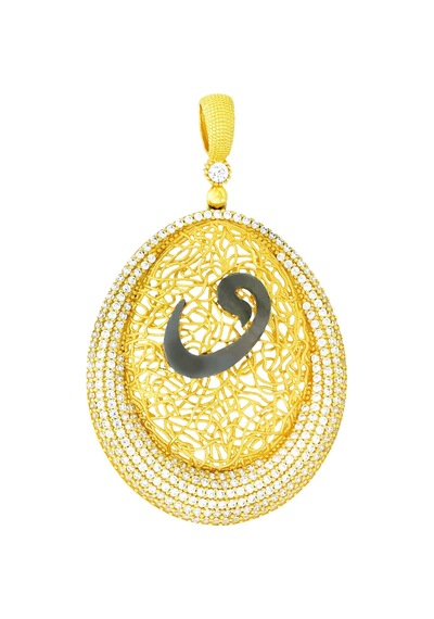 Çerçeveli Altın Kolye Ucu T057746