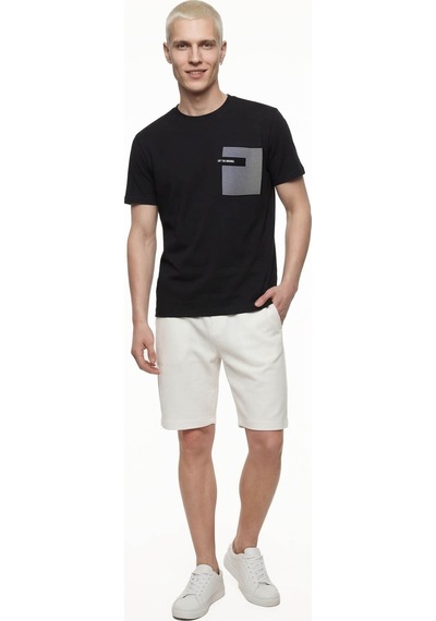 Loft Baskılı Siyah Erkek T-shirt Lf2041129