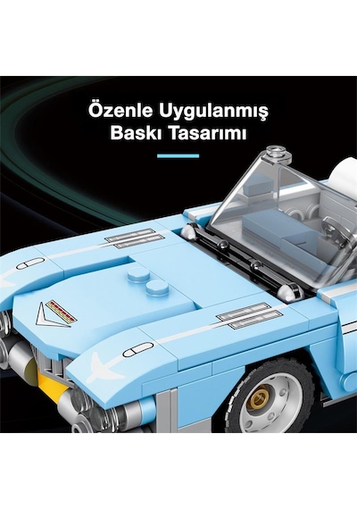 Reobrix Creator 809 Cadillac Eldorado Spor Araba Yaratıcı Yapı Blok Seti Building Blocks - 308 Parça