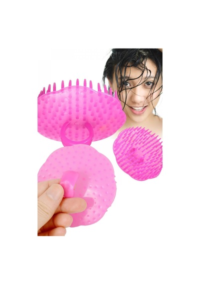 Scalp Massager Kafa Derisi Masaj Fırçası Ve Mini Saç Yıkama Aparatı