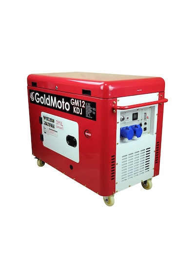 Goldmoto Gm12Kdj Dizel Jeneratör 10 Kva Monofaze Marşlı Kabinli
