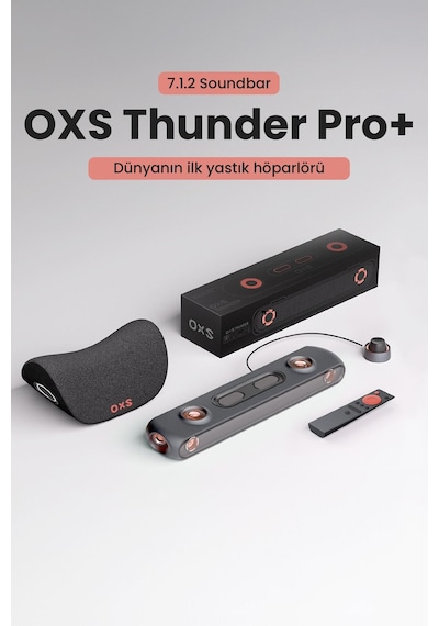 Thunder Pro+ Gaming Soundbar, Kablosuz Yastık Hoparlör, 7.1.2 Dolby Atmos Hdmı Earc, 3d Ses, 180w-129364