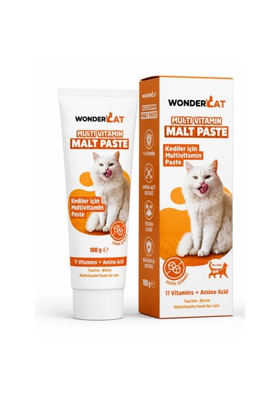 Wondercat Multivitamin Malt Kedi Macunu 100 Gr