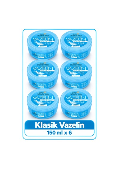 Cire Aseptine Vazelin Klasik 150 Ml 6 Adet