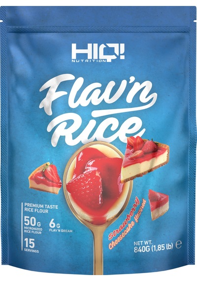 Hıq Flav'n Rice 840g Strawberry Cheesecake Flavored