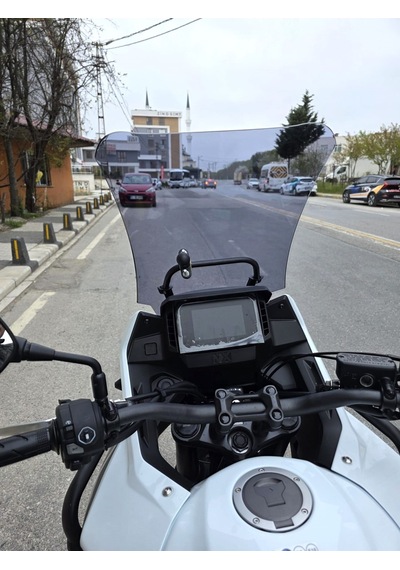 Motocam Honda Nx 500 Ön Cam 2025-2026 Model 48cm Füme Renkli 4mm Uzun