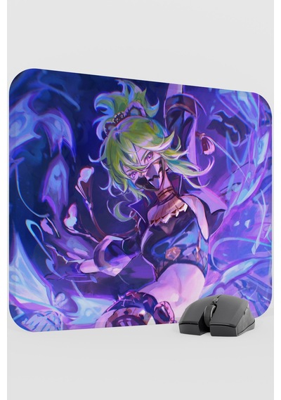 Kuki Shinobu Genshin Impact Anime Oyuncu V1 - 48x40 Xl Gaming Mouse Pad Fare Altlığı