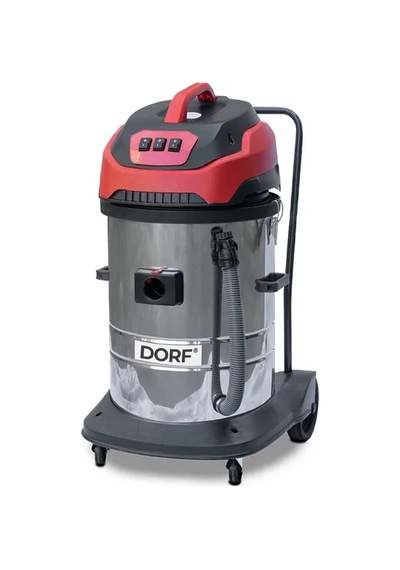 Dorf Sanayi Tipi Üç Motorlu 60 Litre Islak / Kuru Süpürge