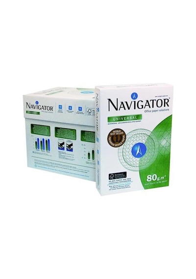 Navigator A4 Fotokopi Kağıdı 80gr-500 Lü 1 Koli 5 Paket 1 Palet 225 Paket Kdo