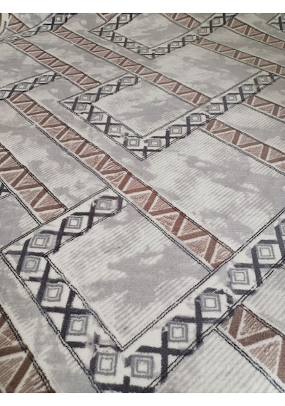 Kilim Desenli Yıkanabilir Kaymaz Taban Dört Mevsimlik Salon, Banyo, Balkon, Genç Odası Kesme Halı