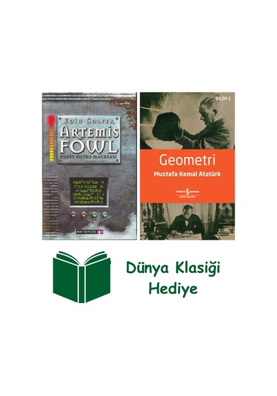 Artemis Fowl 2 - Kuzey Kutbu Macerası + Geometri + Dünya Klasiği Hediye