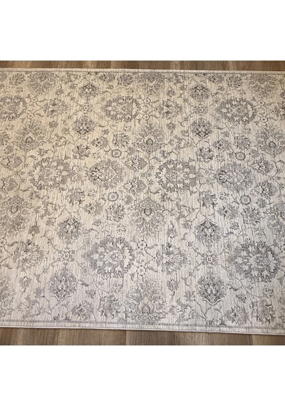 Hoom Rugs Kp88 Modern Makine Halısı Gri Beyaz