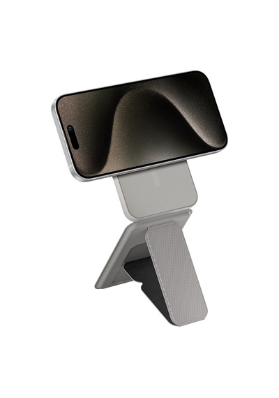 Amazingthing Glamour Link Fonksiyonel Çok Yönlü Grip Standlı Magnetik Kartlık Gri