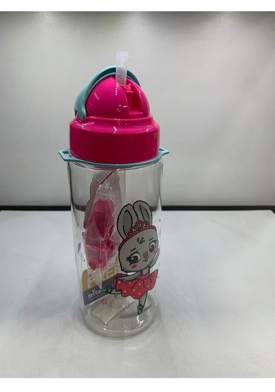 Gıpta Third Tritan Desenli Pipetli Matara 500 Ml Karışık Renk 1 Adet
