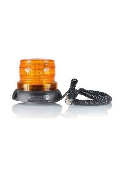 Mesan Ø90 İkaz Lamba Led Multifonksiyon Buzzer Mıknatıslı 12m Çakmak Fiş Turuncu 12-24vdc Ms 735.3.12-24vdc