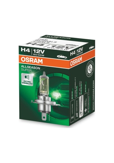 Osram Allseason H4 Ampul 2 Adet Takım