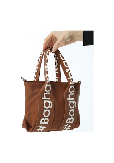 Baghashtag Taba Mini Su Geçirmez Kulp Yazılı Tote Çanta Çok Renkli