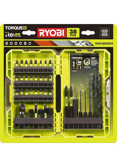Ryobi RAK38DSDI2 38 Parça Vidalama ve Delme Uç Seti - 5132004388