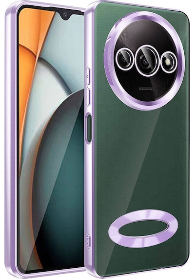 Kilifone Xiaomi Redmi A3 4g 2024 Kılıf Kamera Korumalı Logo Gösteren Omega Kapak Lila