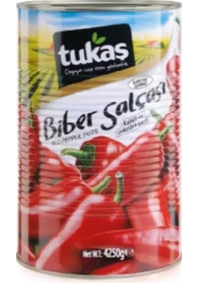 Tukaş Tatlı Biber Salçası Teneke 4250 G