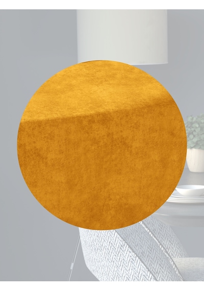 Kadife Efektli Balpeteği Sarısı Aura Serisi Runner 40 X 140 Balpeteği Sarısı
