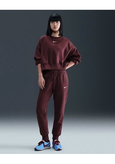 Nike Fz7626-652 Sportswear Phoenix Fleece Normal Belli Kadın Eşofman Altı - Bordo