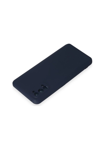 Realme 7 Pro Kılıf Nano İçi Kadife Silikon - Lacivert -